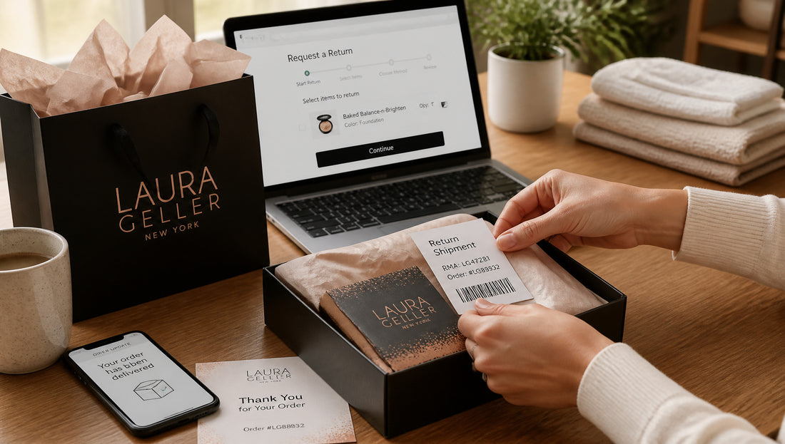 Laura Geller Return Policy Rules and Easy Exchanges