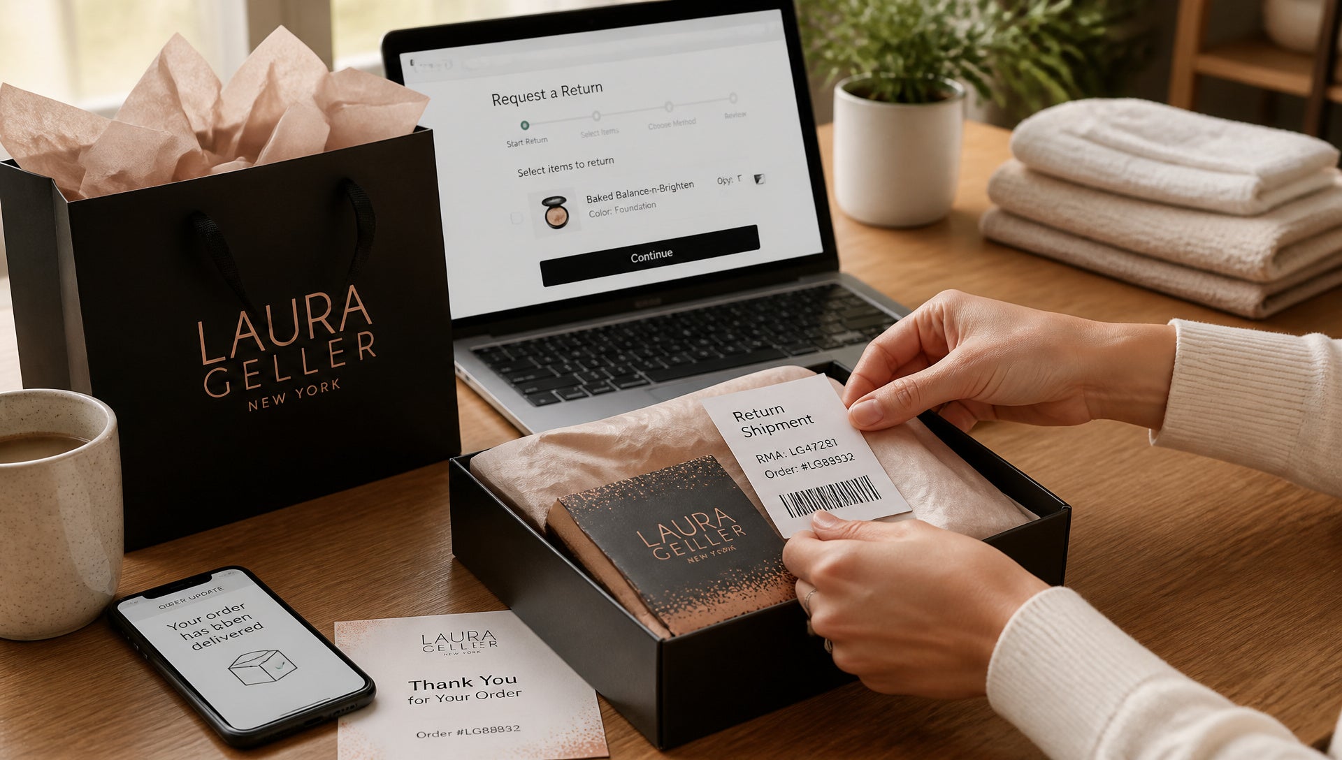 Laura Geller Return Policy Rules and Easy Exchanges