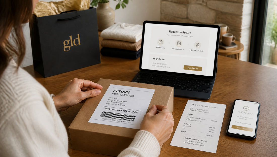 GLD Return Policy for Online Jewelry Returns and Refunds
