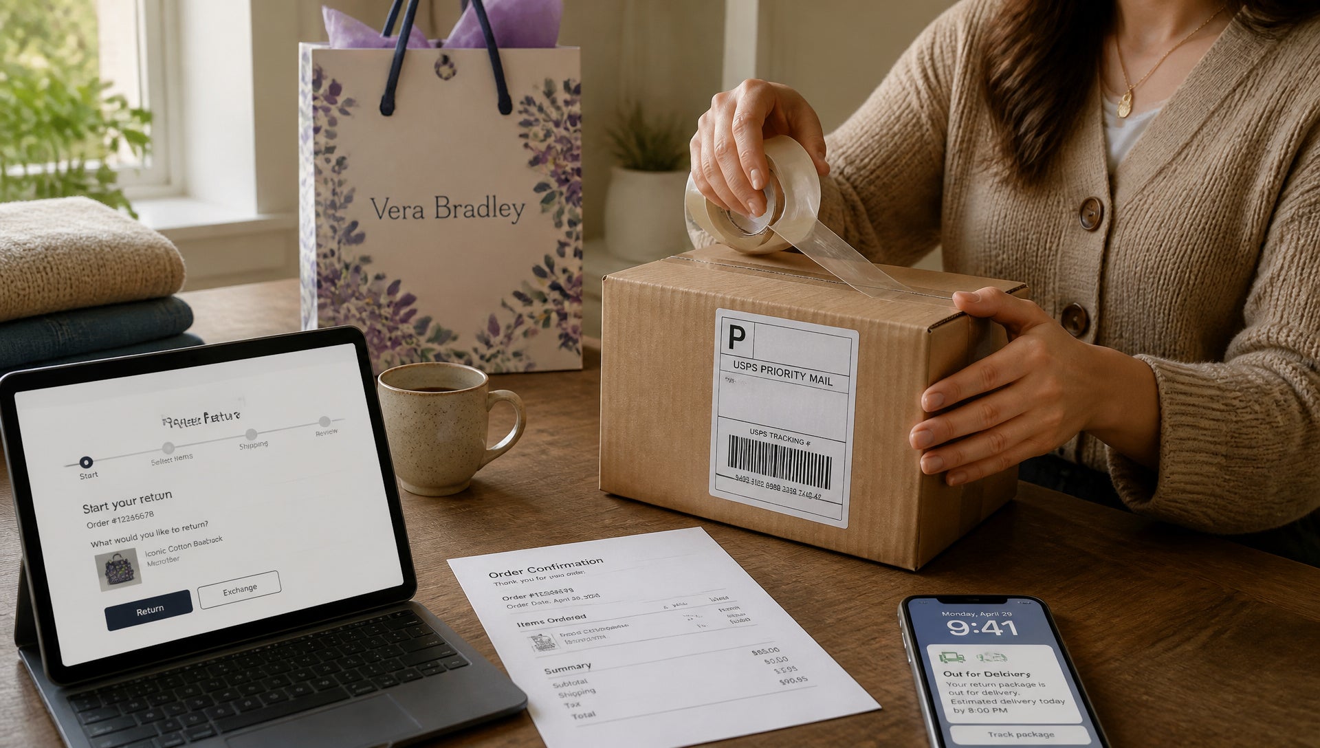 Vera Bradley Return Policy Rules for Online and Store Orders