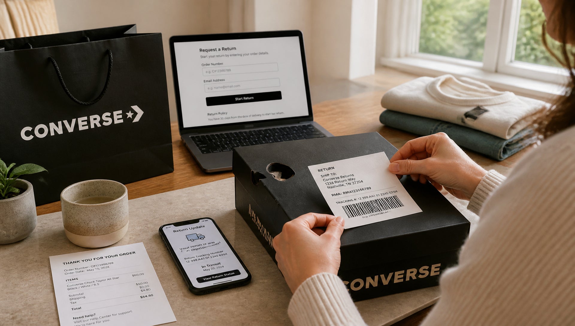 Converse Return Policy for Online and Retail Store Orders