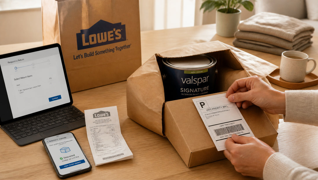 Lowe's Paint Return Policy Returns and Refunds