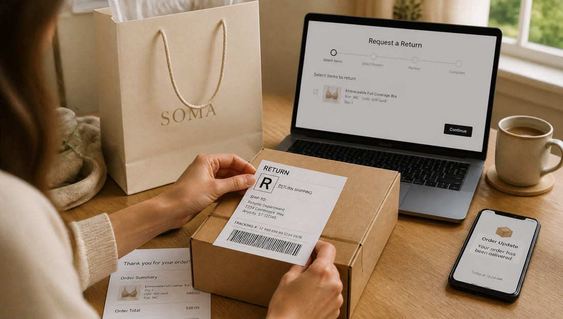 Soma Return Policy for Online and In Store Returns