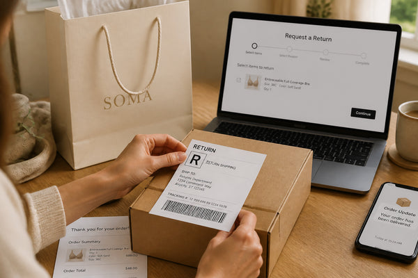 Soma Return Policy for Online and In Store Returns
