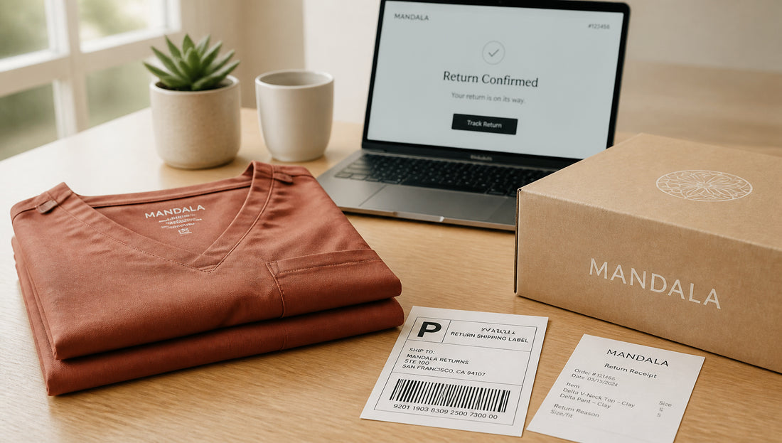 Mandala Scrubs Return Policy Refunds Exchanges