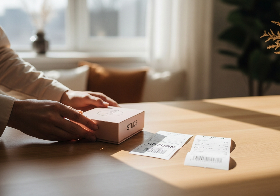 Studs Return Policy | 21‑Day Returns & Exchanges