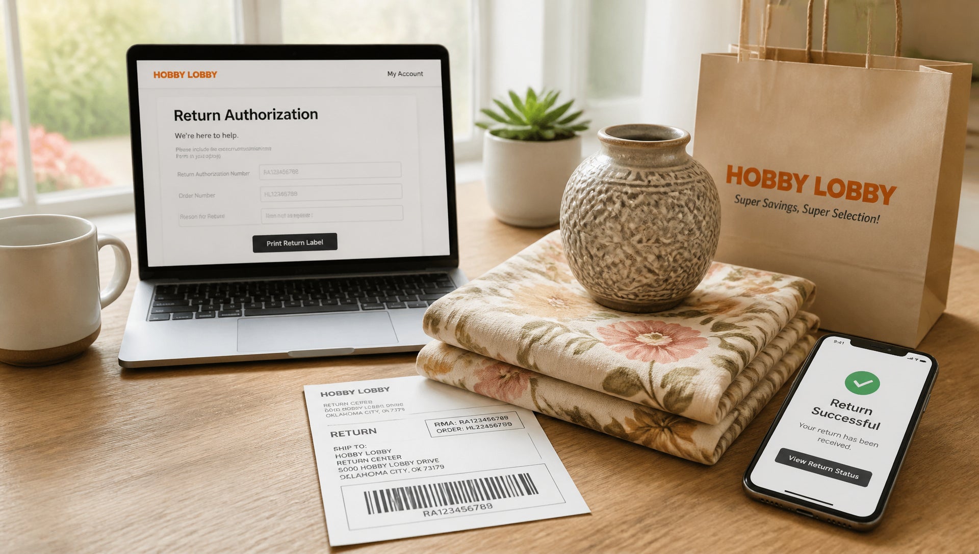 Hobby Lobby Return Policy for Online and In Store Orders