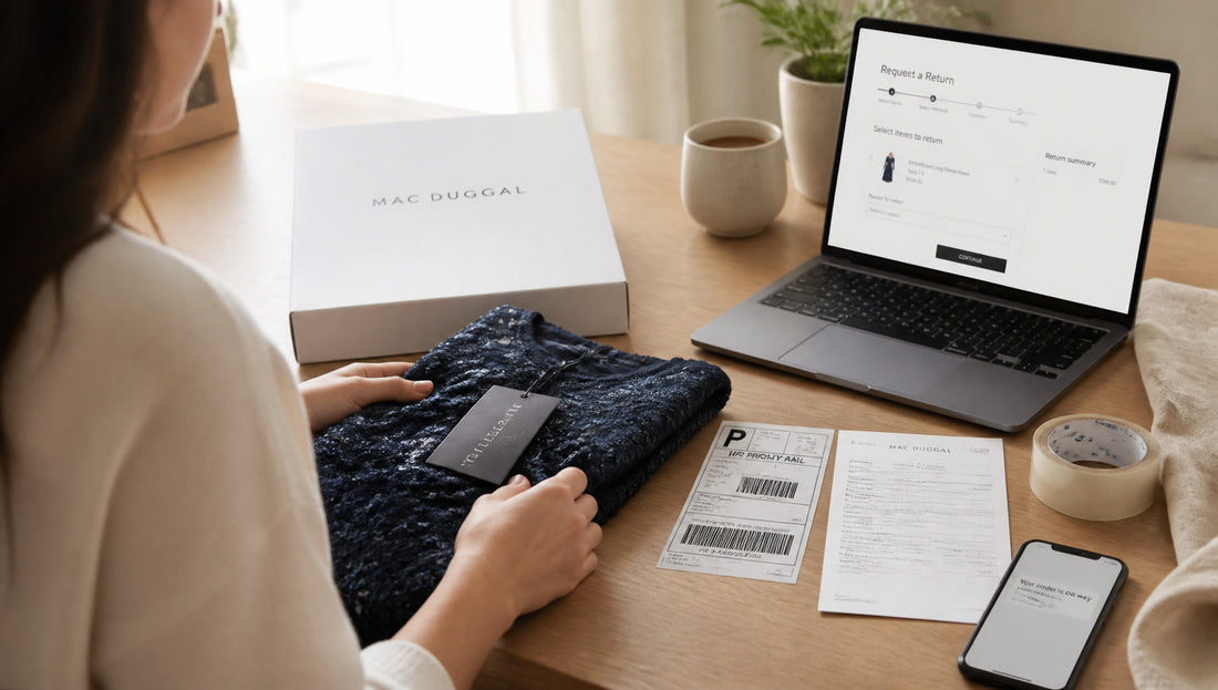 Mac Duggal Return Policy Returns Refunds and Exchange Rules