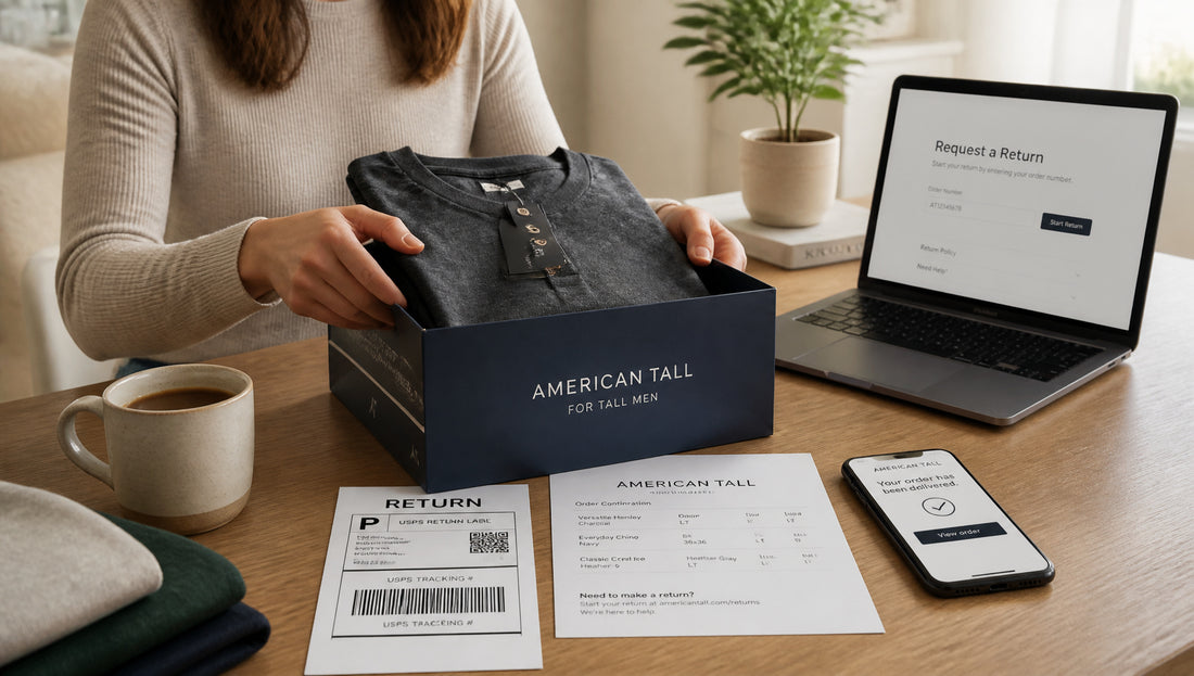 American Tall Return Policy Returns Refunds and Exchanges