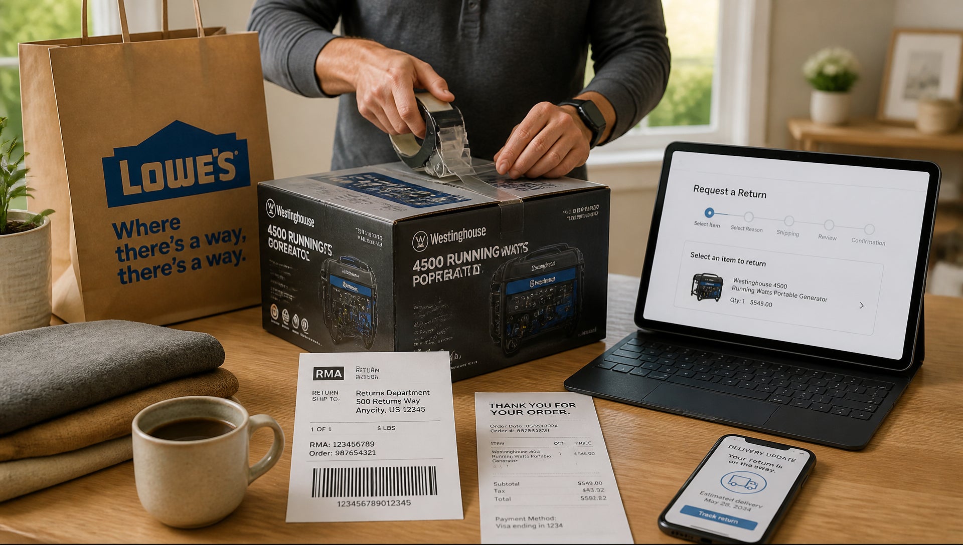 Lowe's Return Policy for Generators and Power Equipment
