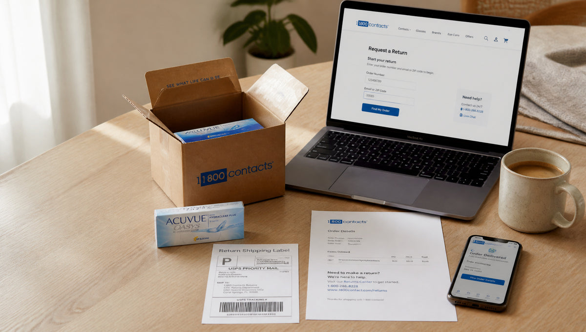 1800 Contacts Return Policy Returns Refunds and Exchanges