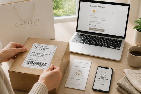 Capitol Lighting Return Policy Online Returns and Refunds