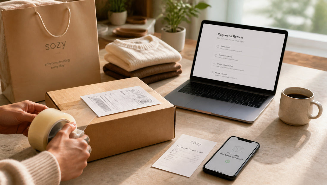 Sozy Return Policy Explained Online Returns and Refunds
