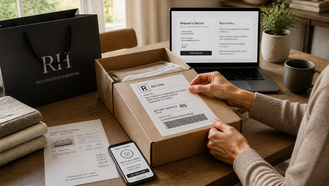 Restoration Hardware Return Policy Returns Refunds Guide