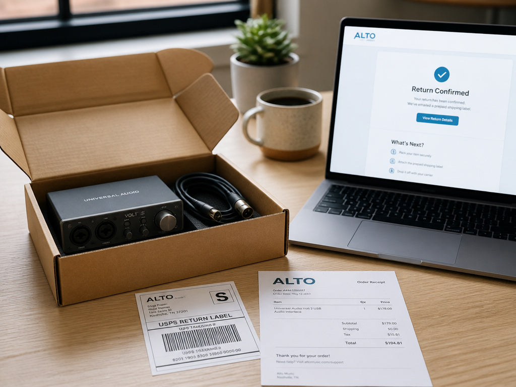 Alto Music Return Policy Returns Refunds & Exchanges
