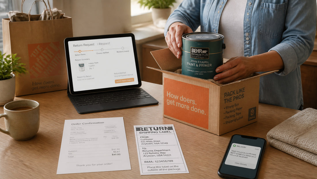 Home Depot Paint Return Policy and Refund Guide