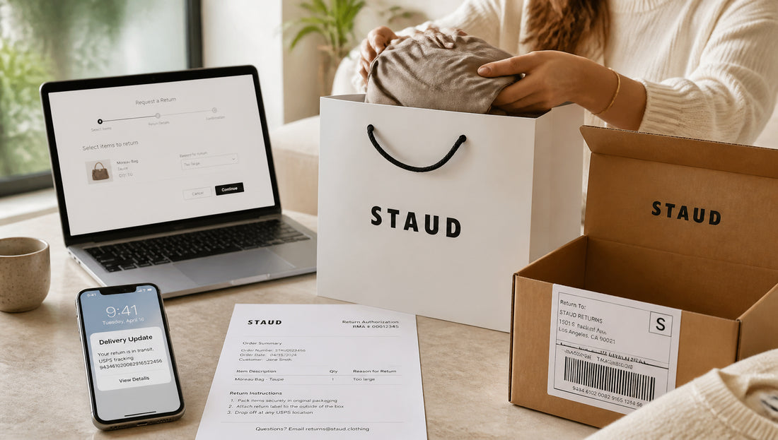 STAUD Return Policy Guide for Online and Store Orders