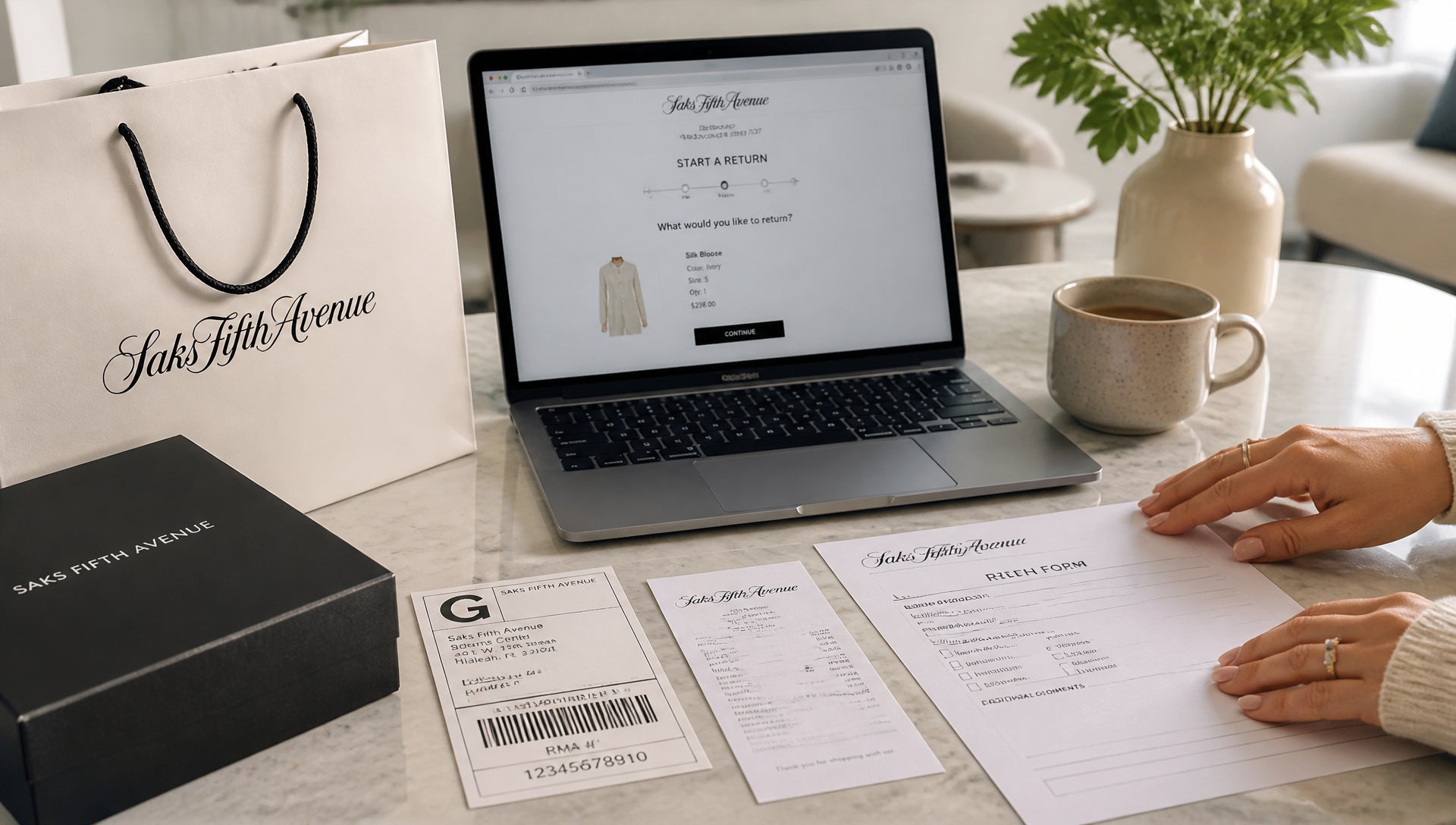 Saks Return Policy Online Returns and Refunds