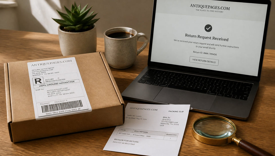 AntiquePages.com Return Policy Full Refund Guide