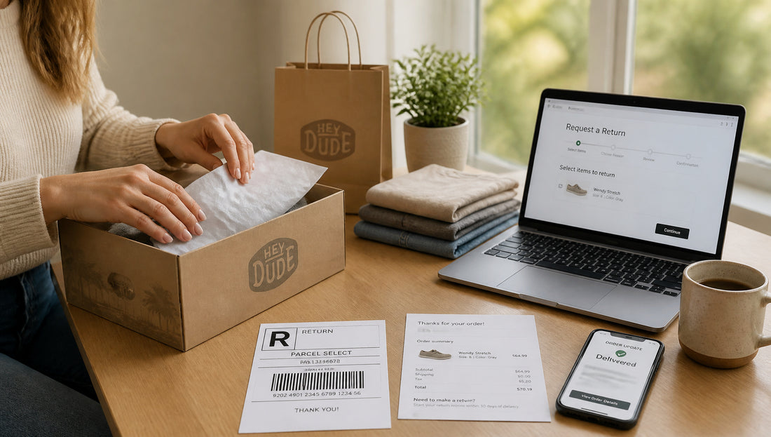 Hey Dude Return Policy for Online and Store Orders