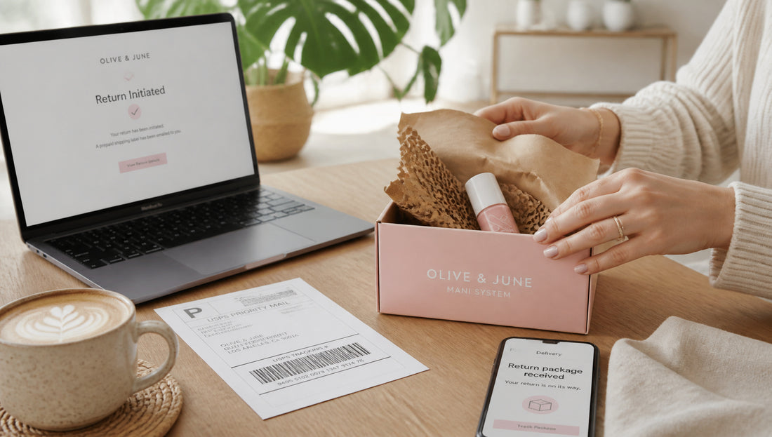 Olive and June Return Policy Full Refund Exchange Guide