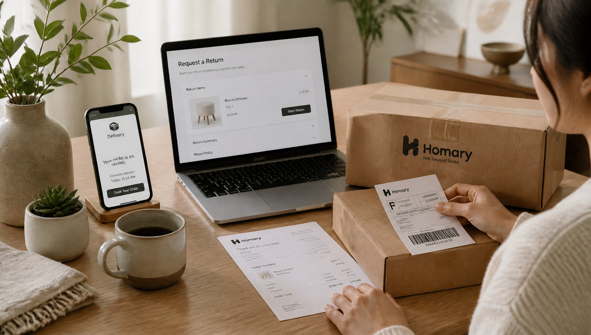 Homary Return Policy Returns Refunds and Exchange Guide