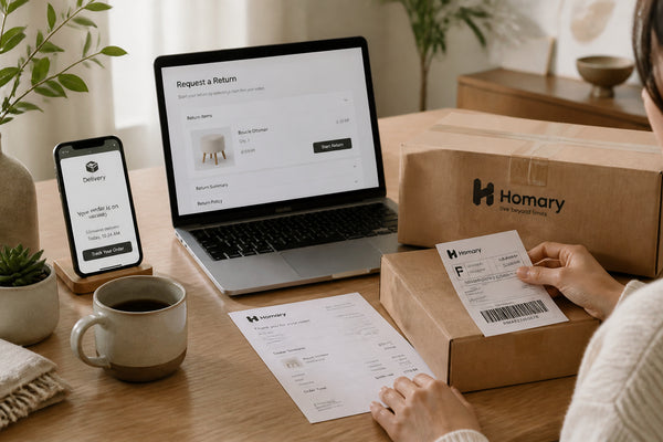 Homary Return Policy Returns Refunds and Exchange Guide