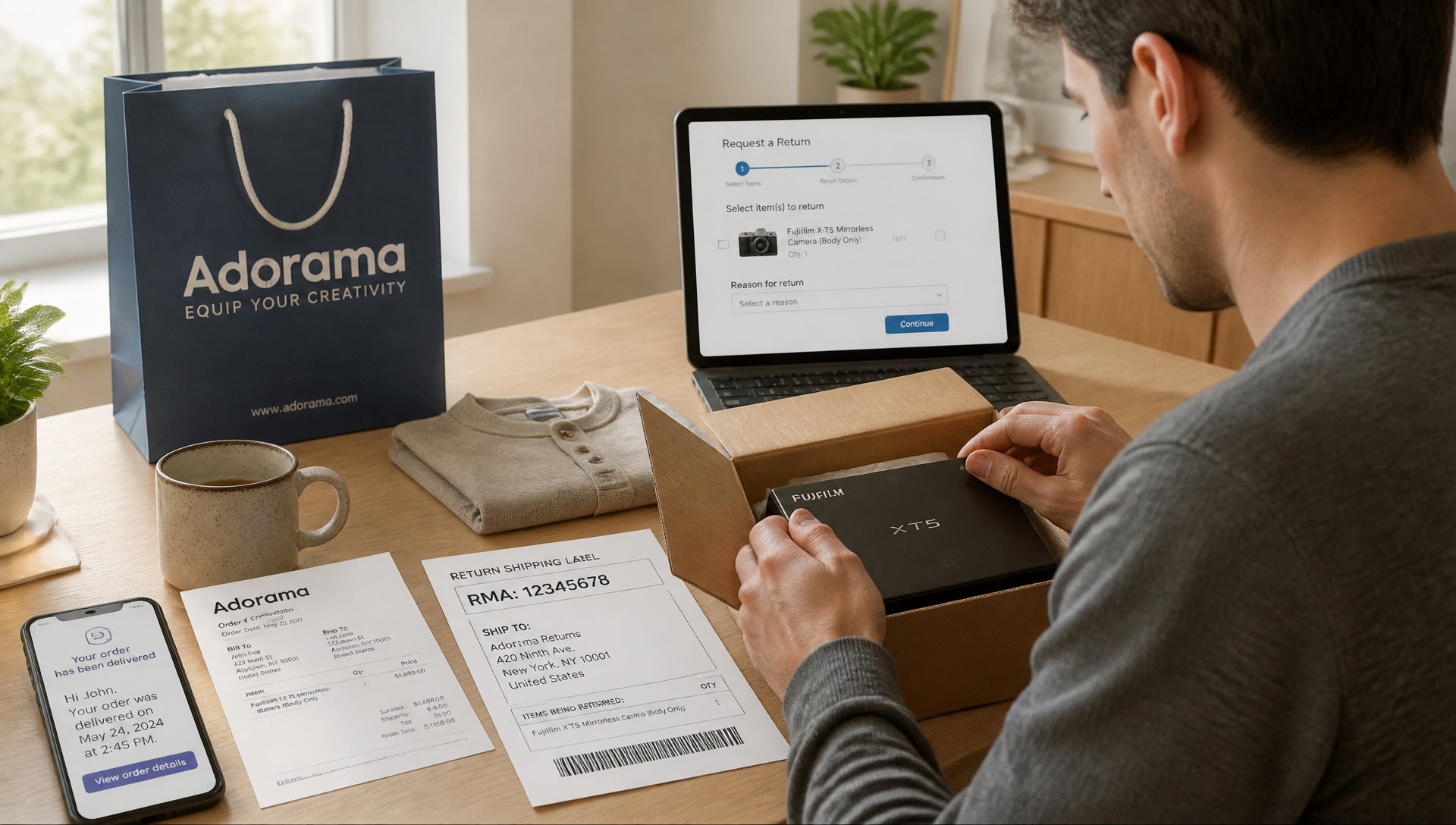 Adorama Return Policy with Online Returns and Refund Rules