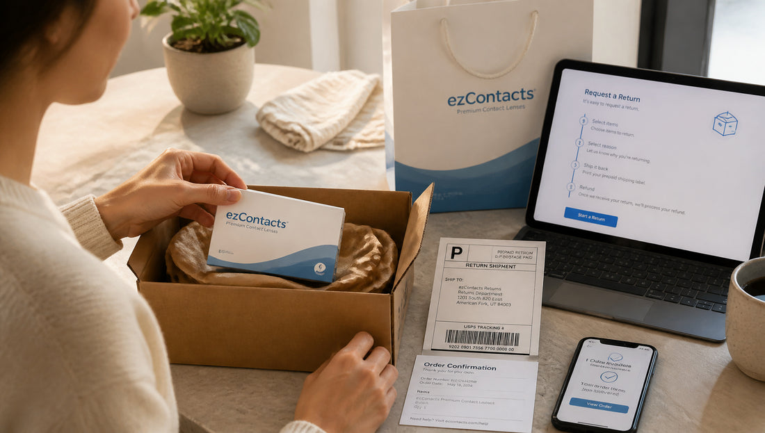 EZContacts Return Policy Returns Refunds and Exchanges